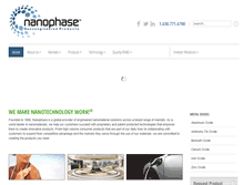 Tablet Screenshot of nanophase.com